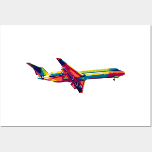 Fokker 100 Posters and Art